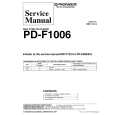 PIONEER PDF1006 Instrukcja Serwisowa