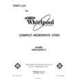 WHIRLPOOL MW3200XP0 Katalog Części