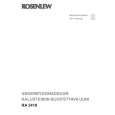 ROSENLEW RA3410W Owners Manual