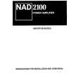 NAD 2100 Owners Manual
