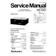 TECHNICS RS-X301 Service Manual
