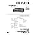 SONY CDX51/RF Service Manual