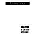 BRYSTON 875HT Owners Manual