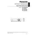 PANASONIC PT-LB10NT Owners Manual