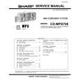 SHARP CD-MPS700 Instrukcja Serwisowa