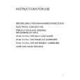 WHIRLPOOL GVW 950 ONY/P01 Owners Manual