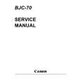 CANON BJC-70 Service Manual