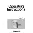 PANASONIC WV7225 Instrukcja Obsługi