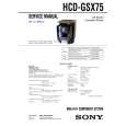 SONY HCD-GSX75 Manual de Servicio