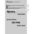 PIONEER DEH-P640UC Service Manual