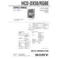 SONY HCD-DX50 Instrukcja Serwisowa