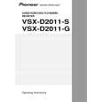 PIONEER VSX-D2011-G/FXJI Manual de Usuario
