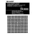 SHARP CX-5000 Instrukcja Obsługi