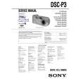 SONY DSCP3 Manual de Servicio