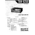 SONY TAN-8250 Service Manual