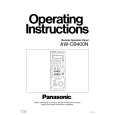 PANASONIC AWCB400N Instrukcja Obsługi