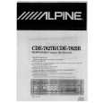 ALPINE CDE-7825R Owners Manual