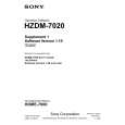 SONY HZDM-7020 User Guide