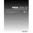 YAMAHA SW-3 Instrukcja Obsługi