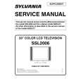 SYLVANIA SSL2006 Manual de Servicio