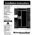 WHIRLPOOL KSSP36MFS05 Installation Manual