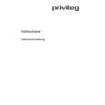 PRIVILEG 073.132-3/40652 Owners Manual PRIVILEG 073.132-3/40652 Owners Manual