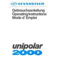 SENNHEISER UNIPOLAR 2000 Owners Manual