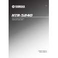 YAMAHA HTR-5240 Owners Manual
