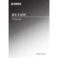 YAMAHA RX-V650 Instrukcja Obsługi