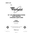 WHIRLPOOL SF305ESRW0 Parts Catalog