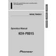 PIONEER KEH-P8015/XN/ES Owners Manual