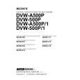 SONY DVW-500P/1 Instrukcja Serwisowa