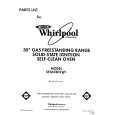 WHIRLPOOL SF365BEXW1 Parts Catalog
