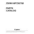 CANON PIXMA MP750 Katalog Części