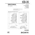SONY ICD35 Service Manual