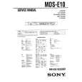 SONY MDS-E10 Manual de Servicio