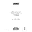 ZANUSSI ZD 19/6 BO Owners Manual