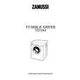 ZANUSSI TD183 Owners Manual