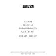 ZANUSSI ZOB647QW Owners Manual