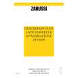ZANUSSI ZTI 6859 Owners Manual