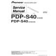 PIONEER PDP-S40/XTW/E5 Service Manual