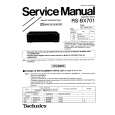 TECHNICS RSBX701 Service Manual