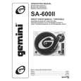 GEMINI SA-600II Owners Manual