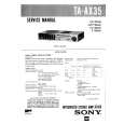 SONY TA-AX35 Service Manual