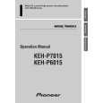 PIONEER KEH-P6015/XM/ES Instrukcja Obsługi
