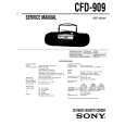 SONY CFD909 Instrukcja Serwisowa