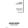 ARTHUR MARTIN ELECTROLUX AR8416B Owners Manual