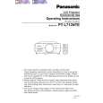 PANASONIC PTL712NTE Owners Manual