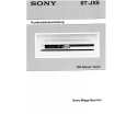 SONY ST-JX5 Service Manual