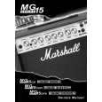 MARSHALL MG15DFX Owners Manual